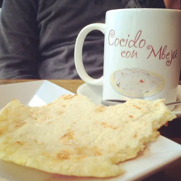 Mbejú with cocido. General dish photograph, not a serving from either supplier listed here.
