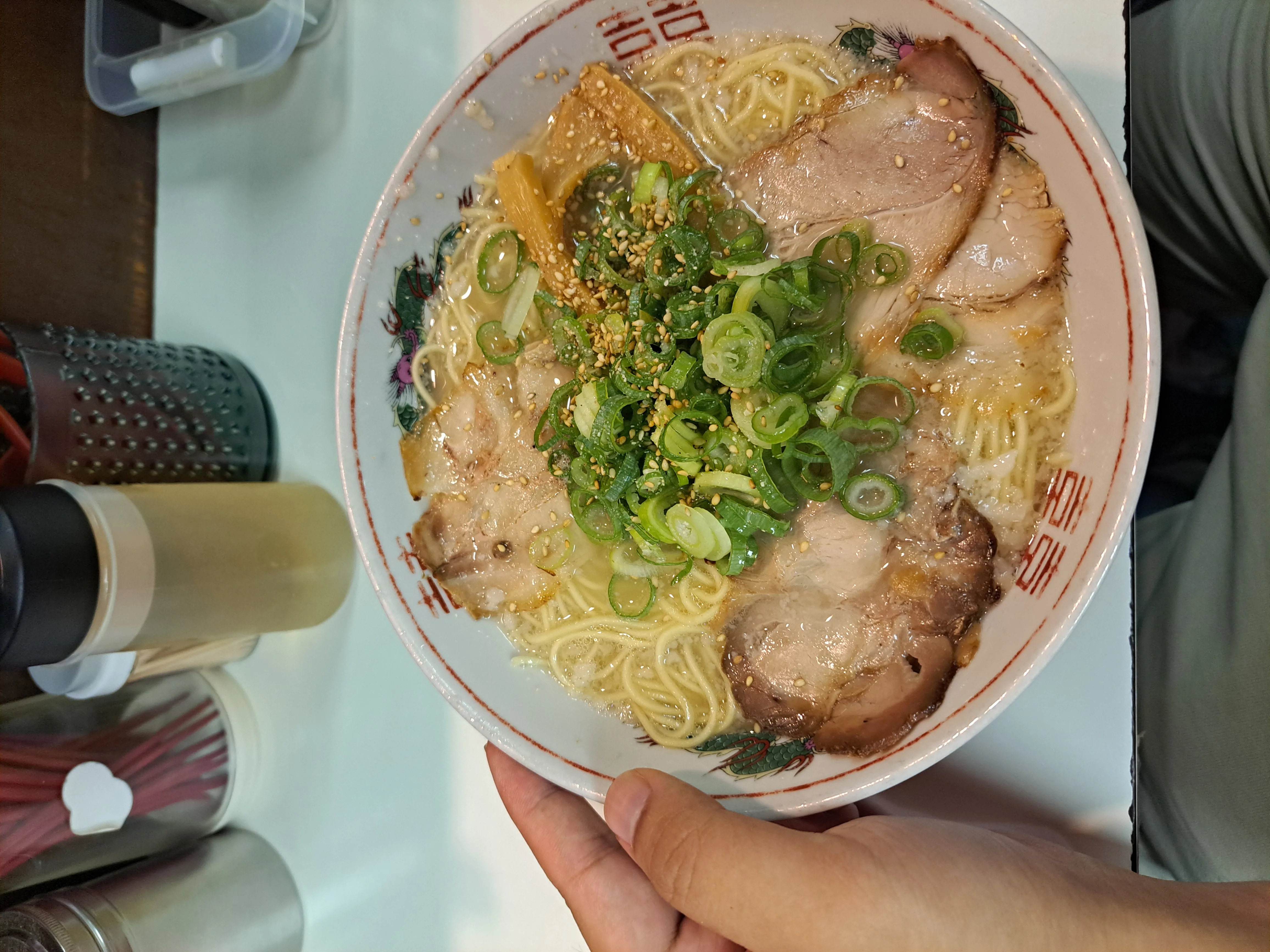 A bowl of shio ramen with pork